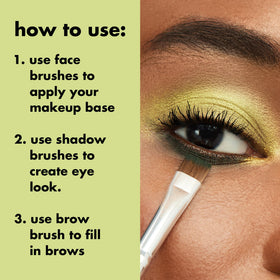 e.l.f. Smudge Eye Sponge and Lip Defining Brush close-up