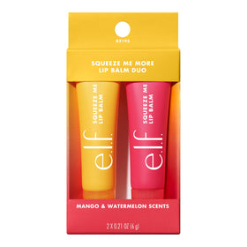 e.l.f. Squeeze Me More Lip Balm Duo in Mango and Watermelon front view