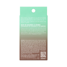 e.l.f. Squeeze Me More Lip Balm Duo Mint and Chocolate close-up