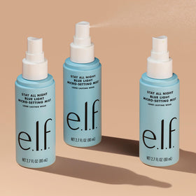 e.l.f. Stay All Night Blue Light Micro-Setting Mist packaging details