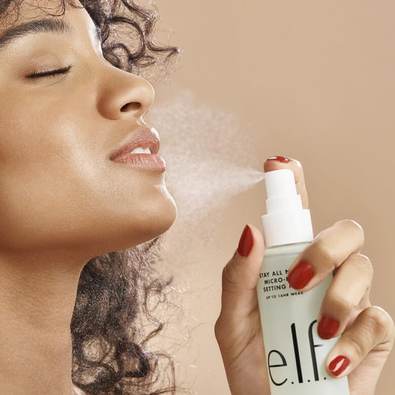 e.l.f. Stay All Night Micro-Fine Setting Mist bottle side view