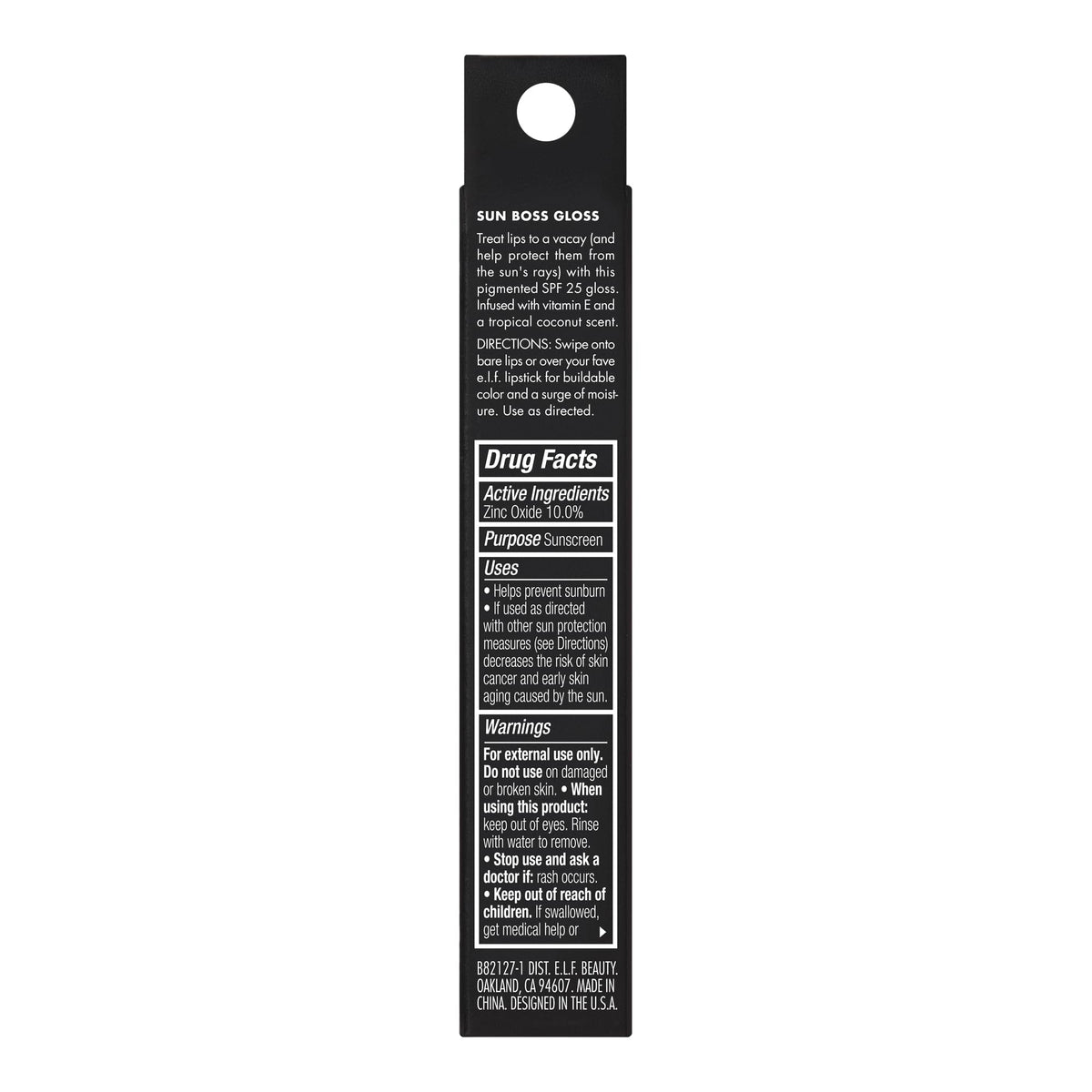 e.l.f. Sun Boss Gloss SPF 25 Blush Much? lifestyle image