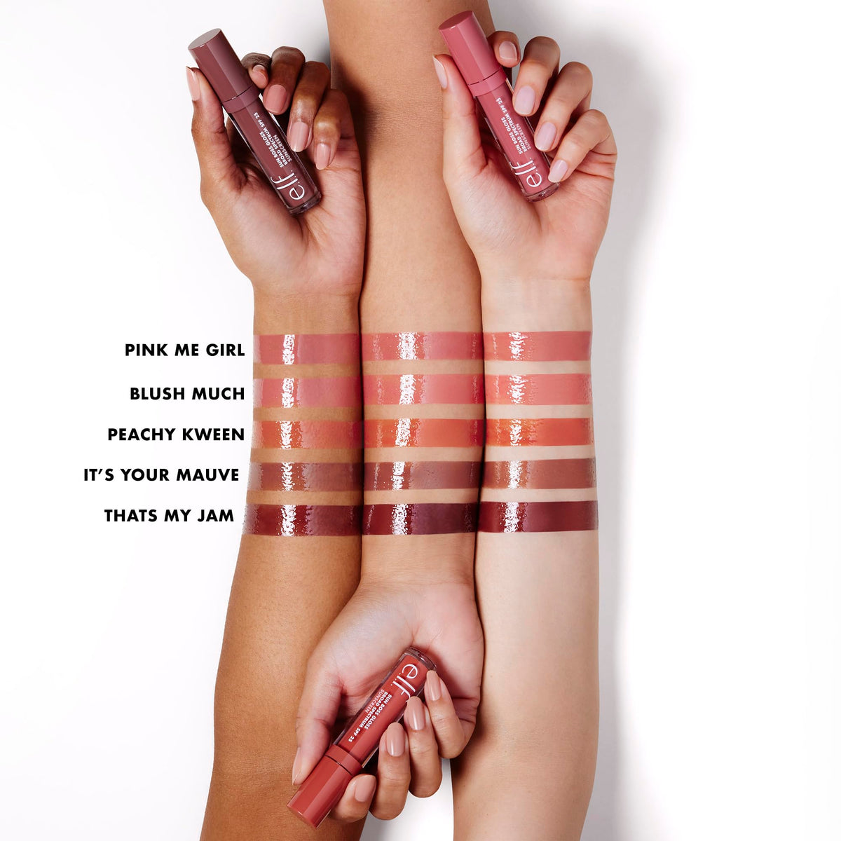 e.l.f. Sun Boss Gloss SPF 25 Blush Much? packaging