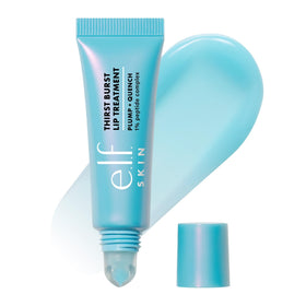 e.l.f. Thirst Burst Lip front view, Sheer Blue Hibiscus