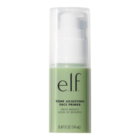 e.l.f. Tone Adjusting Face Primer front view, green-tinted cream