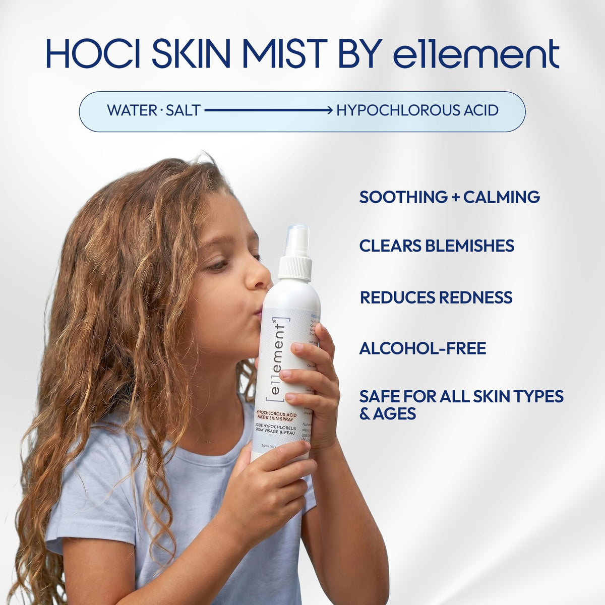 e11ement Hypochlorous Acid Spray 1L lifestyle use