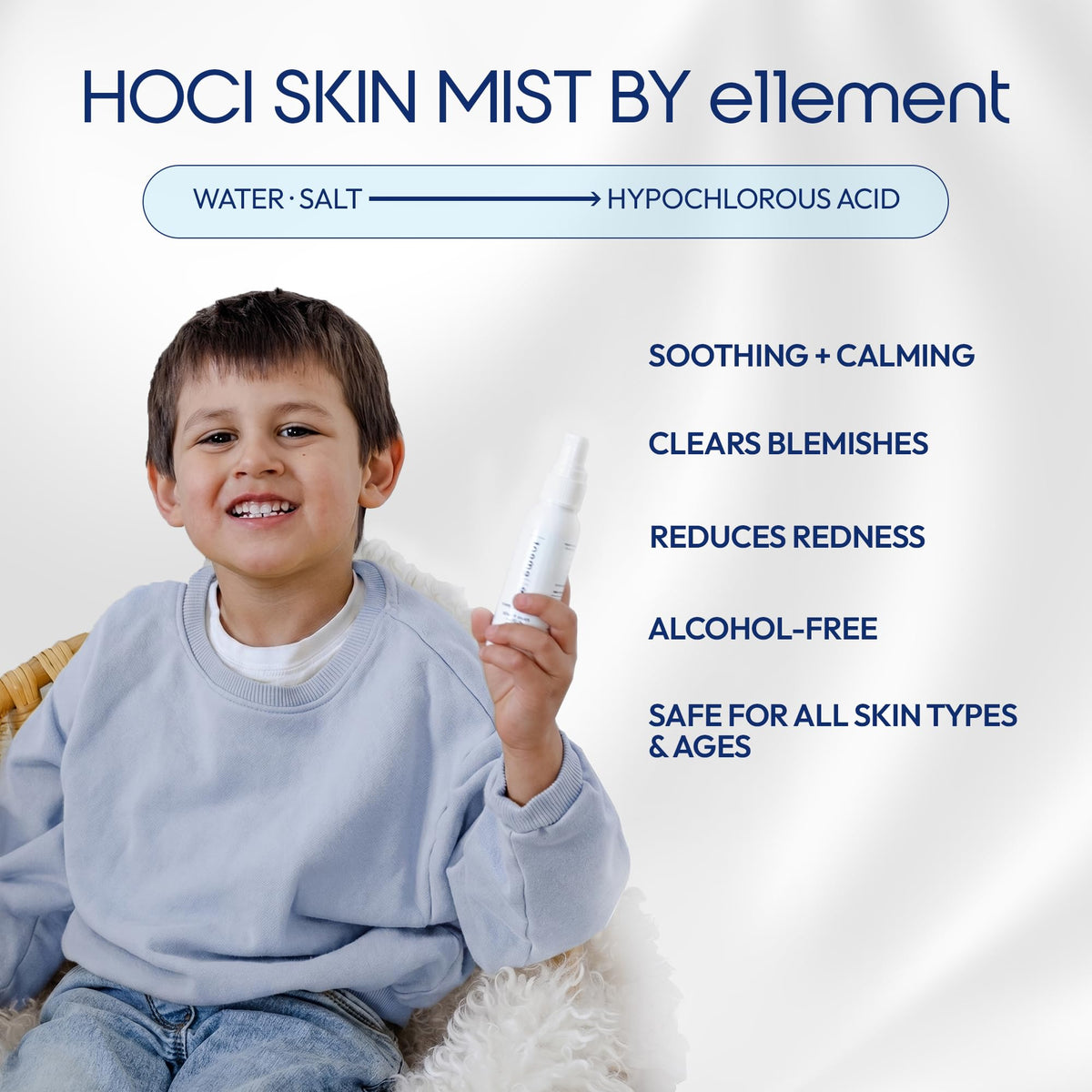 e11ement Hypochlorous Acid Spray 4 oz nozzle close-up