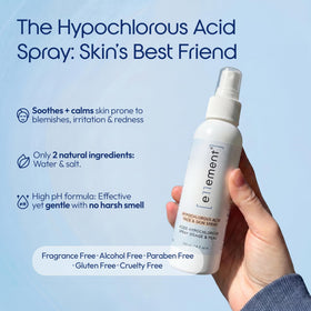 e11ement Hypochlorous Acid Spray 4 oz side view