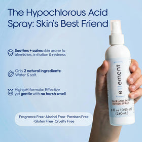 e11ement Hypochlorous Acid Spray 8 oz side view