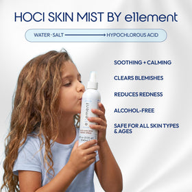 e11ement Hypochlorous Acid Spray 8 oz with mist application