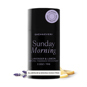 Each & Every Aluminum Free Deodorant Lavender & Lemon 2.5oz front view