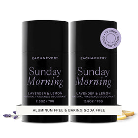 Each & Every Aluminum Free Deodorant Lavender & Lemon front view