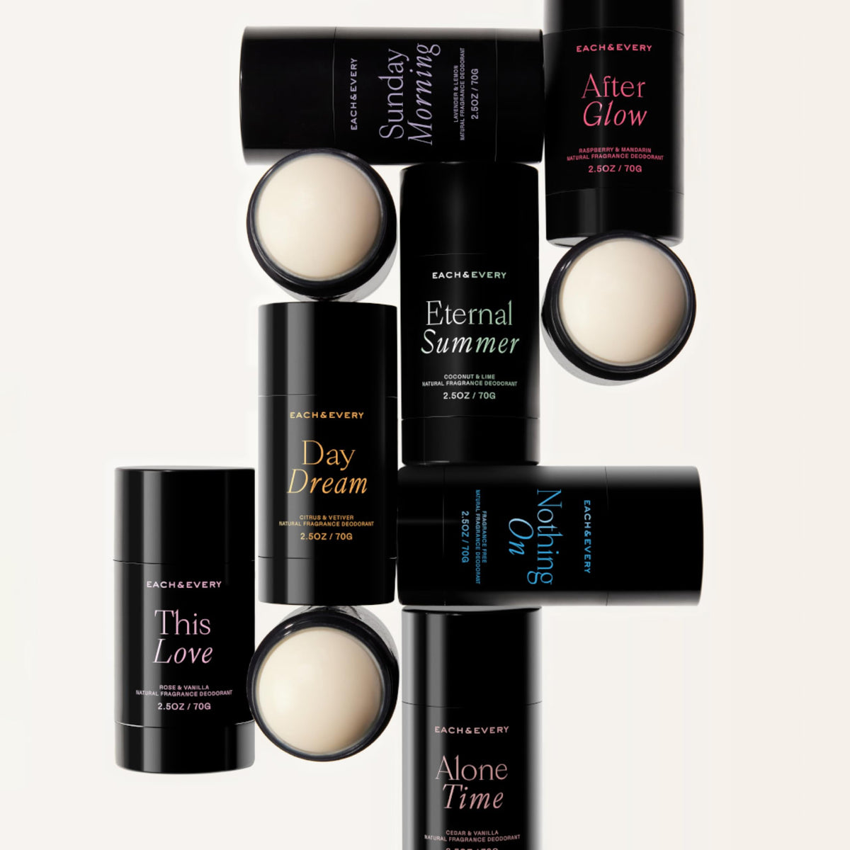 Each & Every Deodorant with green tea leaves