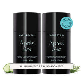 Each & Every Natural Deodorant 2 Pack front view