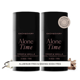 Each & Every Natural Deodorant 2 pack in Cedar & Vanilla scent
