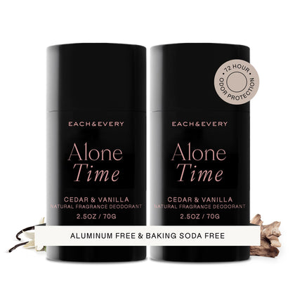 Each & Every Natural Deodorant 2 pack in Cedar & Vanilla scent