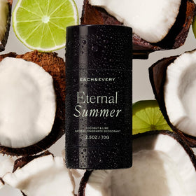 Each & Every Natural Deodorant Coconut & Lime lifestyle shot