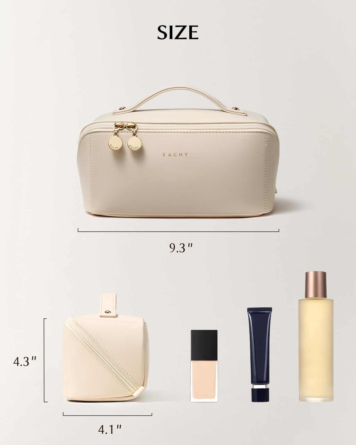 EACHY Travel Makeup Bag elegant packaging for gifting