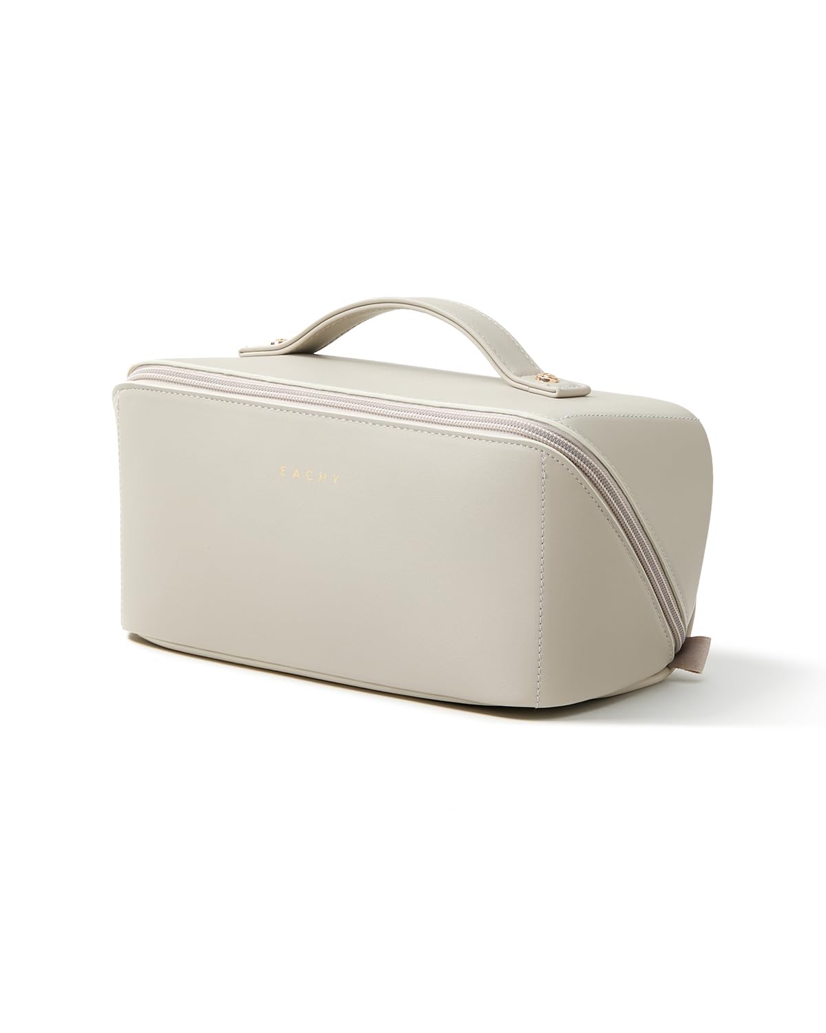 EACHY Travel Makeup Bag gray medium front view
