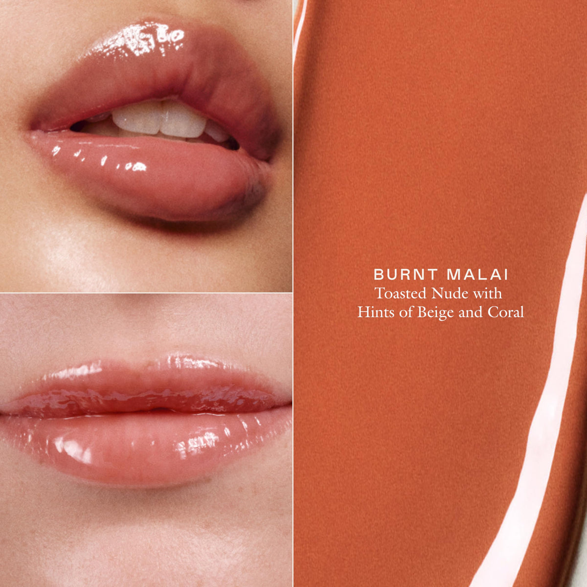 EADEM Tinted Lip Balm Burnt Malai in lifestyle setting