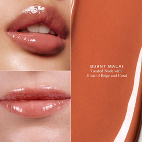 EADEM Tinted Lip Balm Burnt Malai in lifestyle setting