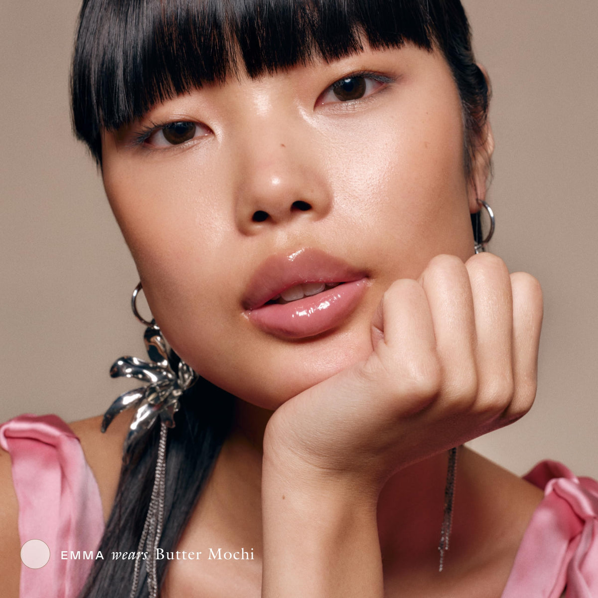 EADEM Tinted Lip Balm Butter Mochi lifestyle shot