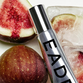 EADEM Tinted Lip Balm Fig Sauce applied on lips