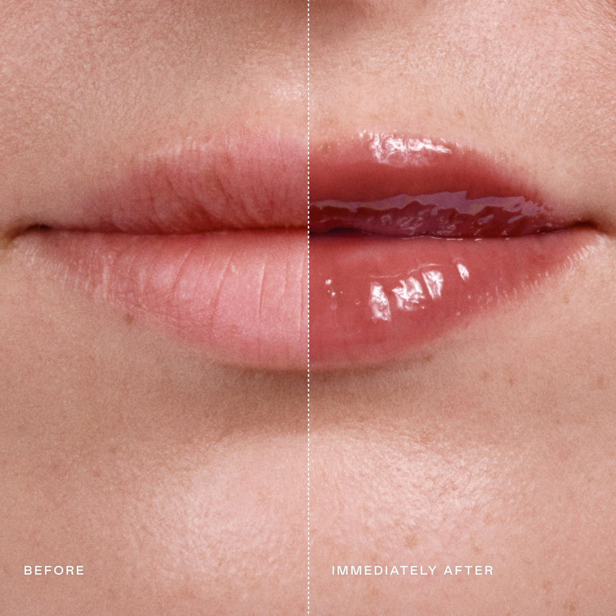 EADEM Tinted Lip Balm Fig Sauce swatch on skin