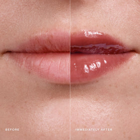 EADEM Tinted Lip Balm Fig Sauce swatch on skin