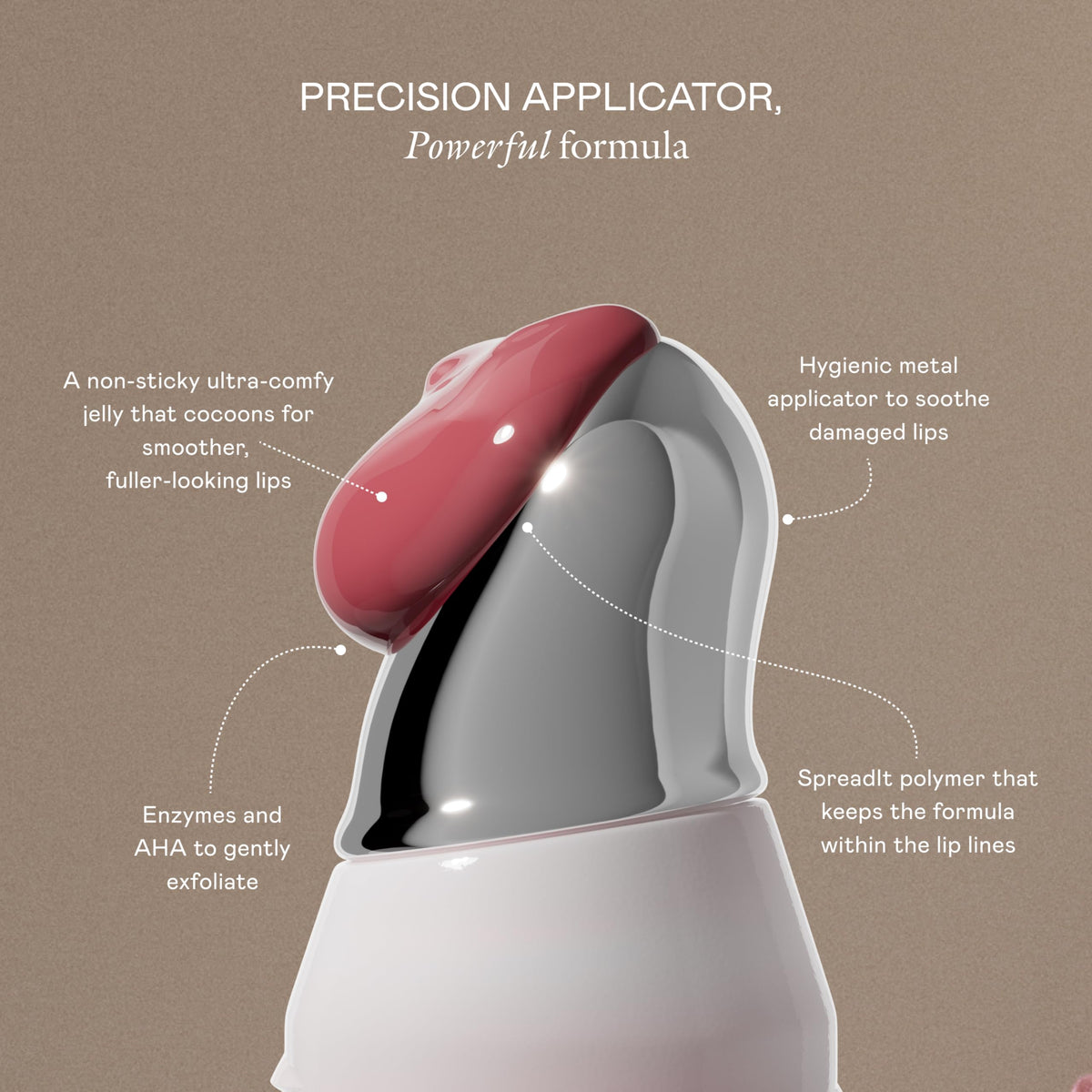 EADEM Tinted Lip Balm Fig Sauce tube side view