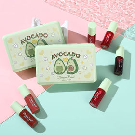 Eakroo Avocado Lip Tint in a makeup setup