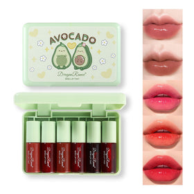 Eakroo Avocado Lip Tint Stain in six vibrant colours