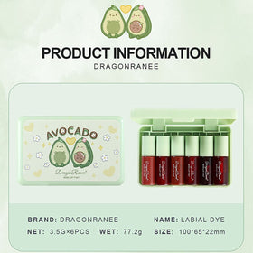 Eakroo Avocado Lip Tint swatches on skin