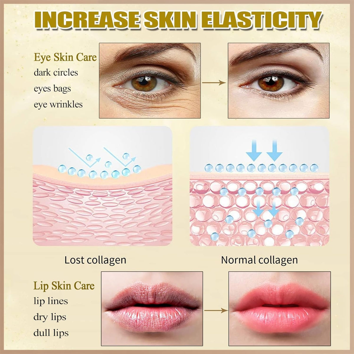 Eakroo eye mask texture on fingers