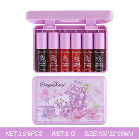 Eakroo Grapes Lip Tint Stain in use as eyeshadow
