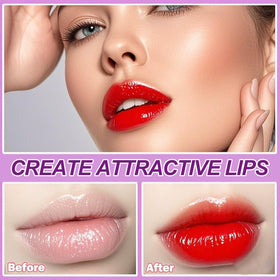 Eakroo Grapes Lip Tint Stain on lips for a vibrant look