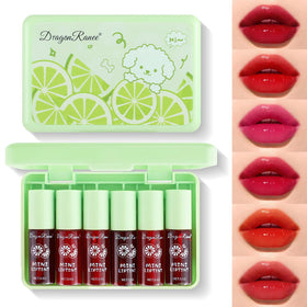 Eakroo Lemon Lip Tint Stain front view with clear packaging