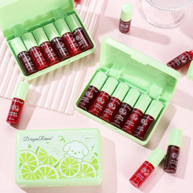 Eakroo Lemon Lip Tint Stain used as blush on cheeks