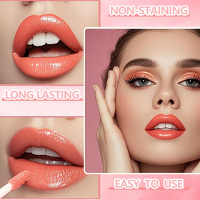 Eakroo Lemon Lip Tint Stain with applicator close-up