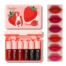 Eakroo Lip Stain 6PCS set showcasing various shades