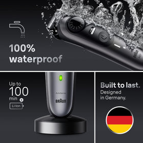 Ear and nose trimmer head from Braun grooming kit