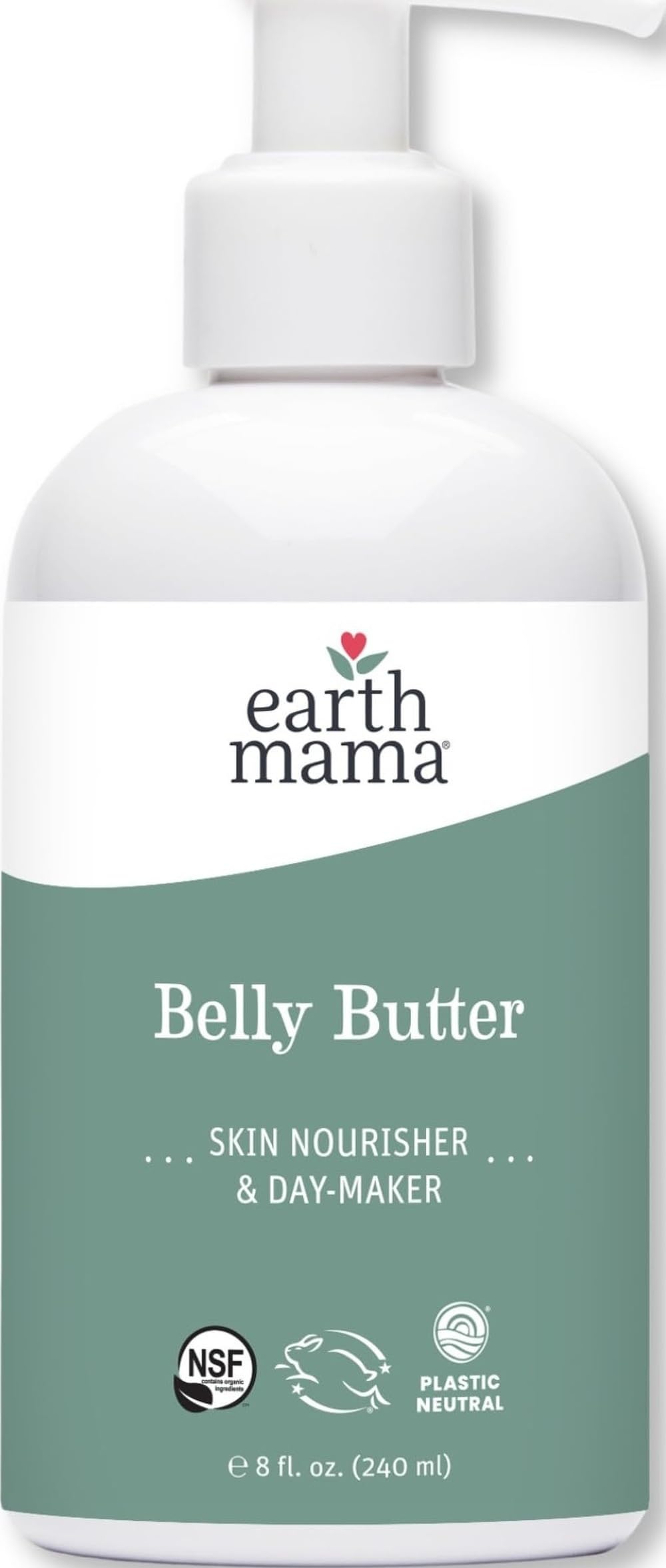 Earth Mama Belly Butter 8 oz front view