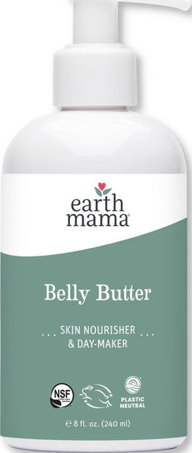 Earth Mama Belly Butter 8 oz front view