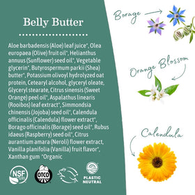 Earth Mama Belly Butter in a bathroom setting