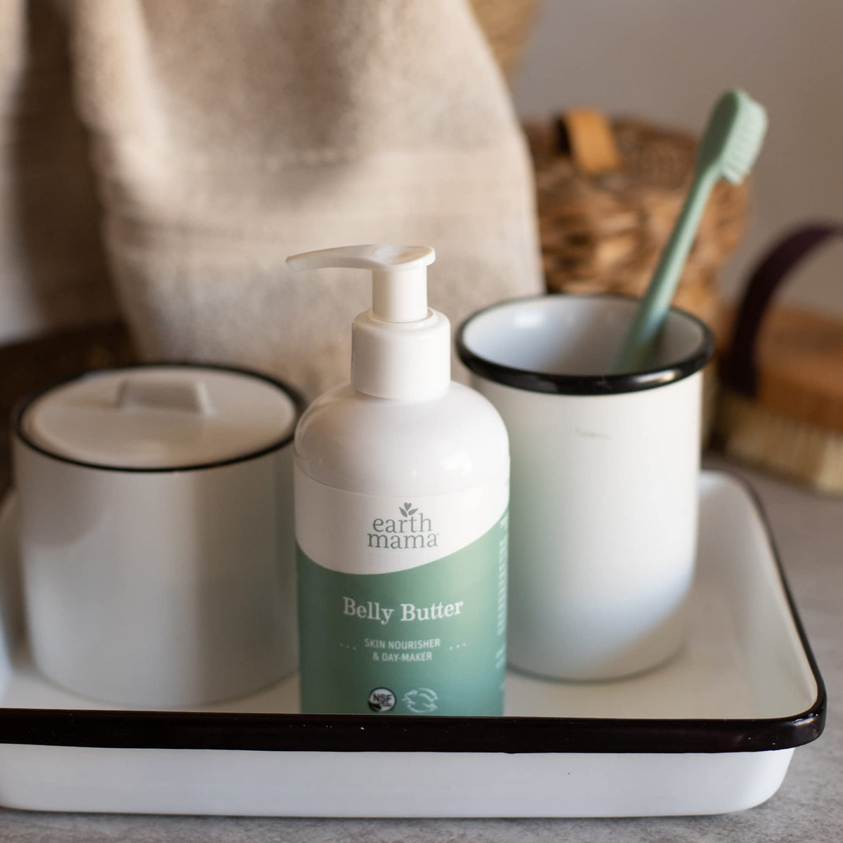 Earth Mama Belly Butter packaging details