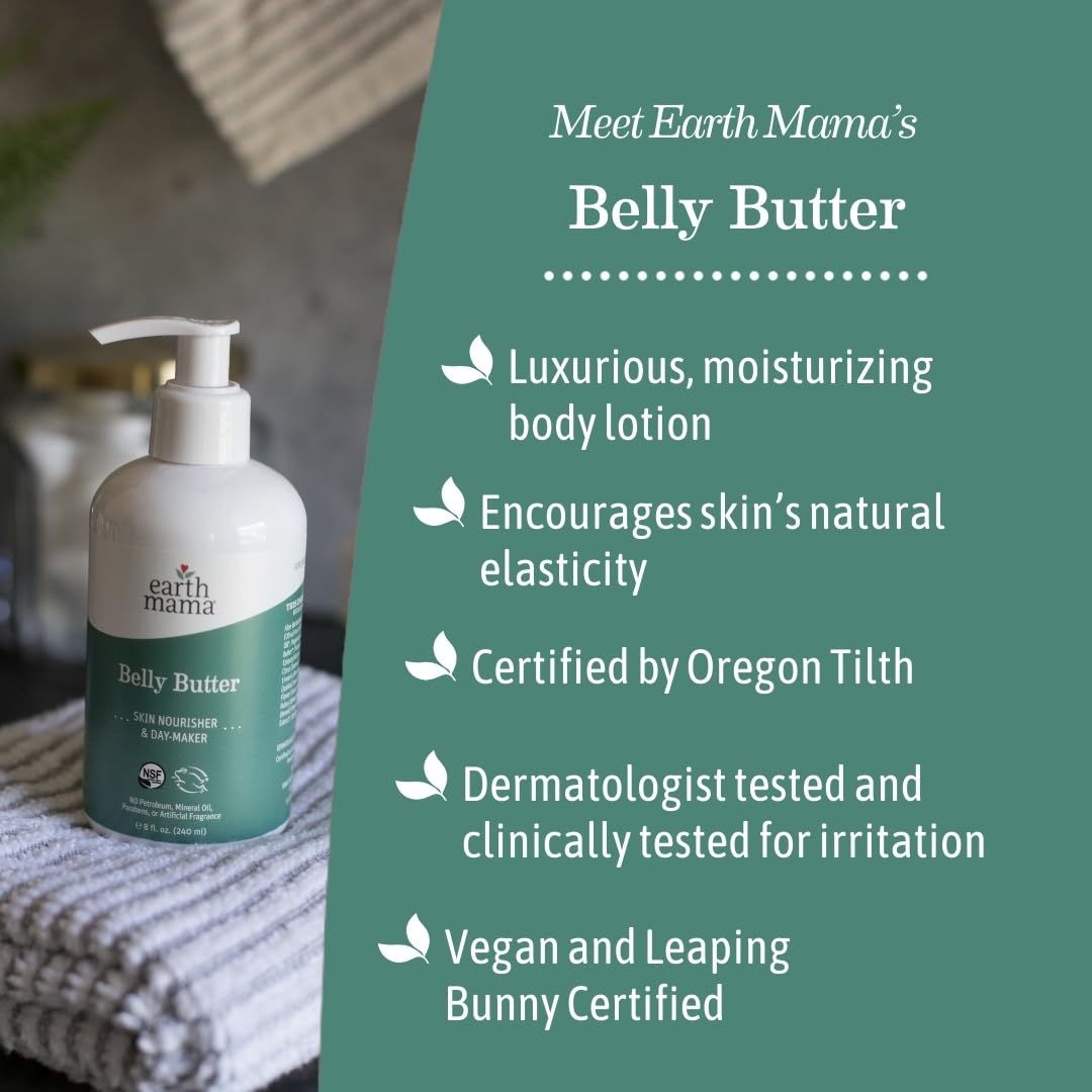 Earth Mama Belly Butter with natural ingredients
