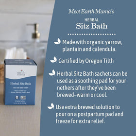 Earth Mama Herbal Sitz Bath with Organic Perineal Balm