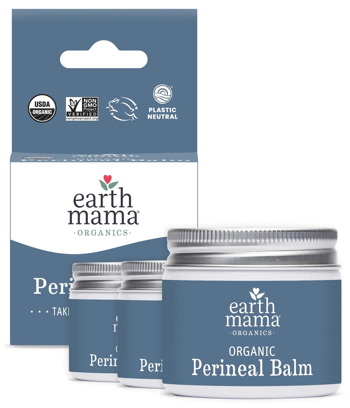 Earth Mama Organic Perineal Balm 2-Oz front view