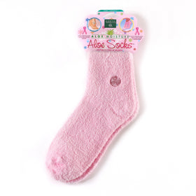 Earth Therapeutics Aloe Vera Socks front view in pink