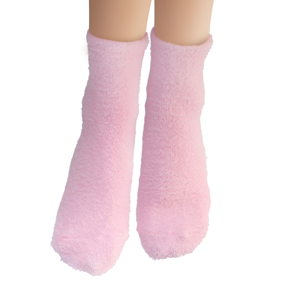 Earth Therapeutics Aloe Vera Socks on a pair of feet